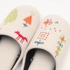 ATSUKO MATANO Slippers Atsuko Matano Room Cute and "Little Forest" [Atsuko Matano, Slippers, Shoes, Stylish] (Ivory)