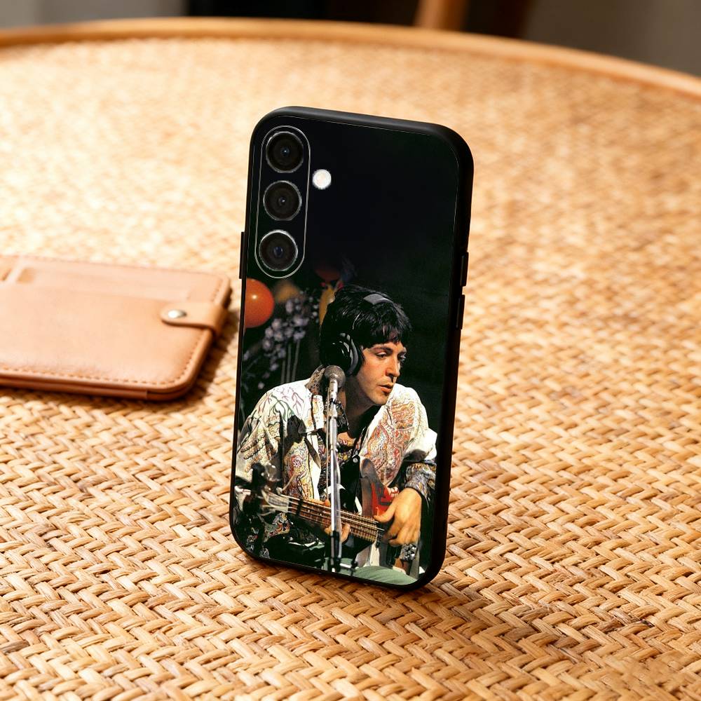 Singer P-Paul M-McCartney Phone Case For Samsung  A73,72,71,A52,51,40,41,A22,A32,31,A13, Soft Black Shell