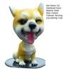 Shake Head Dog Car Dashboard Decoration Funny Nodding Dog Ornament Resin Auto Interior