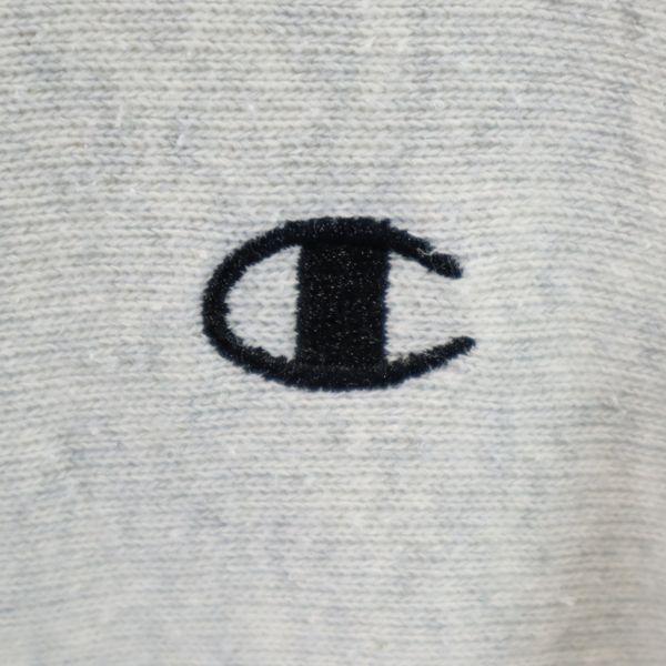 Champion Mono Blue Replica Reverse Weave Long sleeve sweat L gray Men's Used