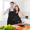 2 Pack Kitchen Aprons for Women, Adjustable Cooking Aprons for Women with Pockets, Waterproof Chef Aprons