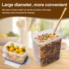 Airtight Food Storage Container 24 Pcs Clear Plastic Canister Set with Lids Labels for Kitchen Pantry Dry Grain Organization