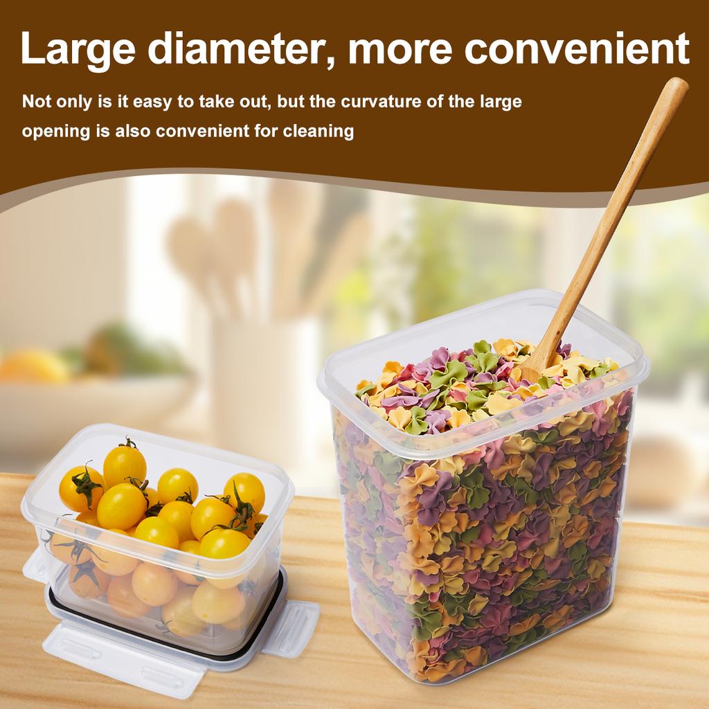 Airtight Food Storage Container 24 Pcs Clear Plastic Canister Set with Lids Labels for Kitchen Pantry Dry Grain Organization