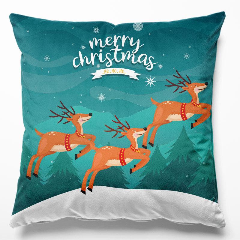 New Christmas Pillow Cover Holiday Home Decoration Cushion Sofa Amazon Santa Claus Pillow Cover