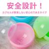 EINEY Gachapon Empty Set for and Capsules, Capsules, Clear, Colorful, 100-Piece (Pale Colors, 32mm) Arcades, Festivals, Events.