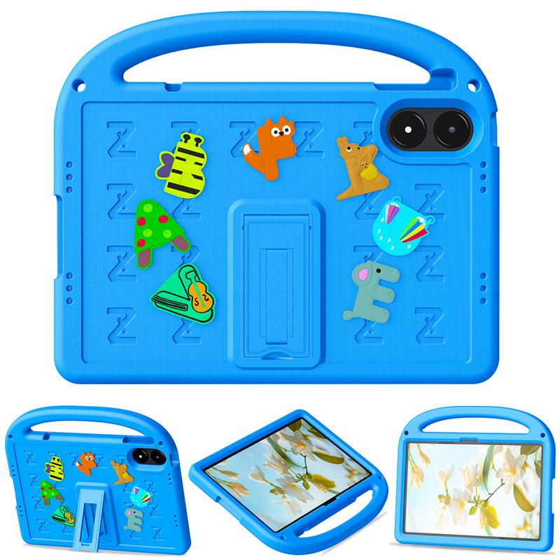 Tragbare Cartoon-Tablet-Hüllen für Kinder für Samsung Tab A9 Plus und Xiaomi Poco Pad M1 7/7Pro Redmi Pad 2 Pro SE Hülle Fundas Stoßfestes EVA+PC Ständer