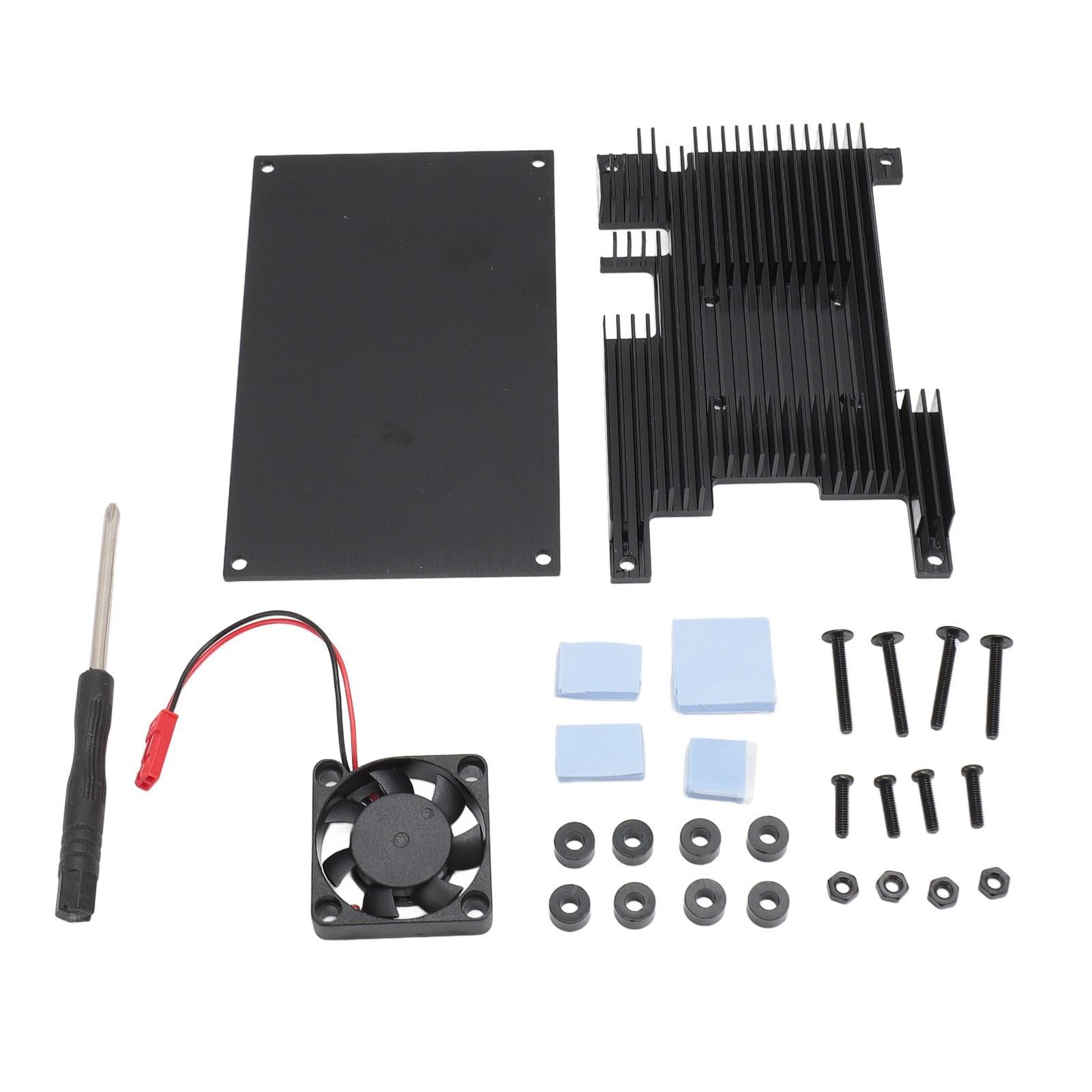 

Корпус из алюминиевого сплава с охлаждающим вентилятором, эффективное рассеивание тепла, металлическая защитная оболочка для Orange