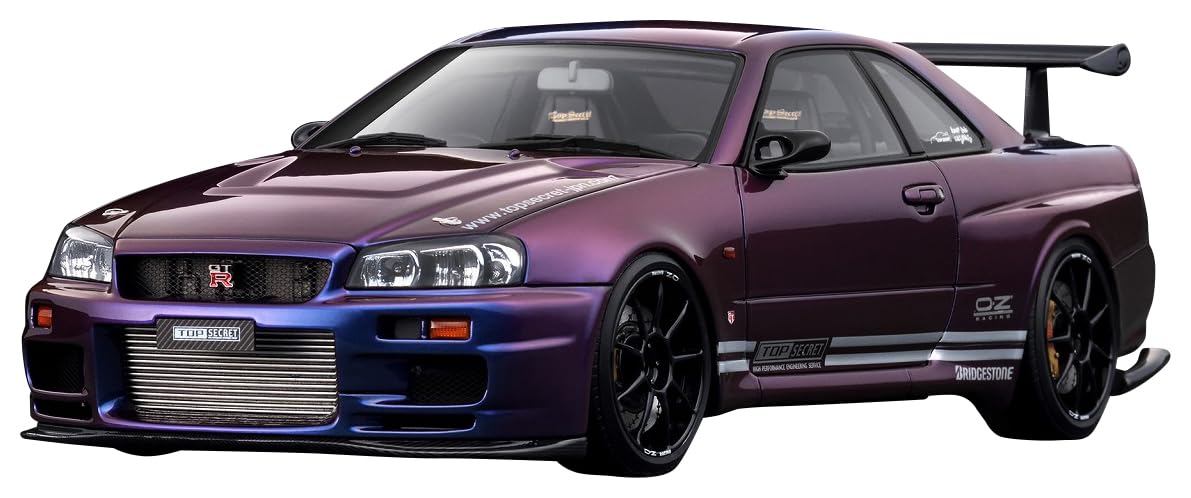 

ignition model scale TOP SECRET Purple Metallic finished product IG3850 TK.Company 1/18 34GT-R (BNR34)