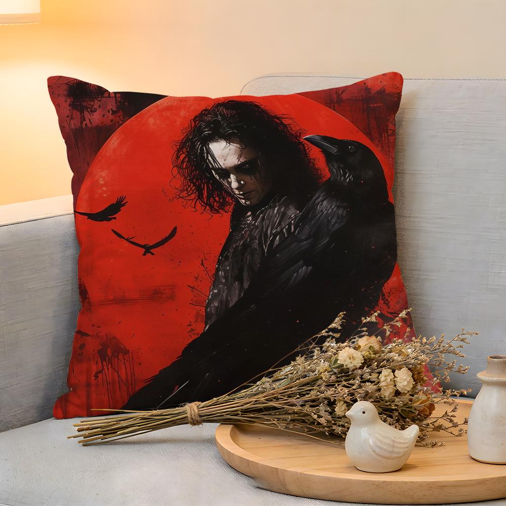 

Cushion Cover Linen SkinFriendly Soft Decorative Case For Sofa Home Decor Classic Movie The CCrow Pillow cover 30x30cm