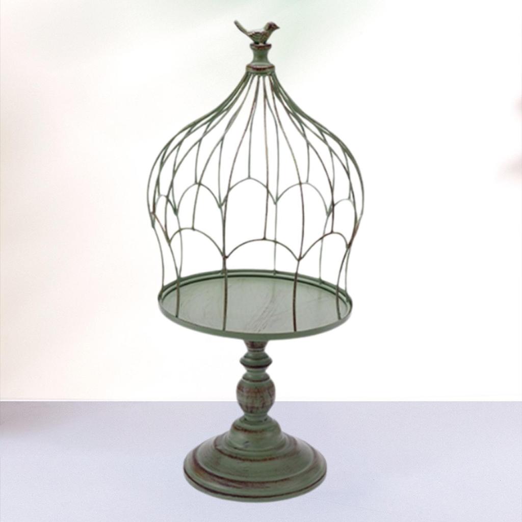 Desktop Iron Birdcage Flower Stand Flower Display Rack for Outdoor Balcony