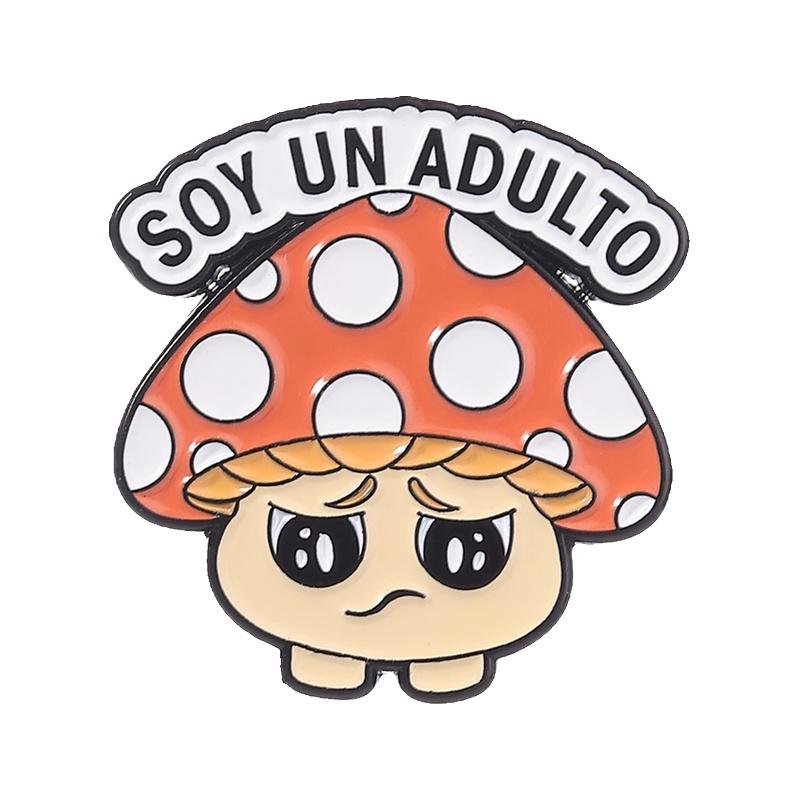 Spanish Quotes Series Enamel Pins JW.ORG Bible Verse Octagon Stop Sign Motivational Phrase Brooches Lapel Badge Jewelry Gifts