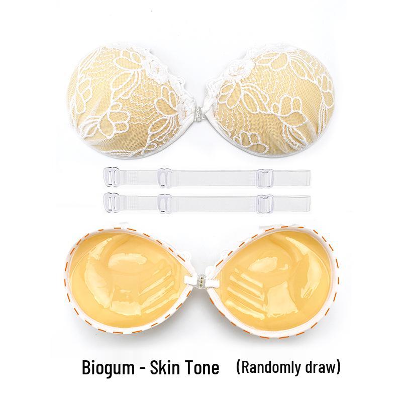 Lace Thicken Breast Pads Invisible Wireless Bra Seamless Uplift A