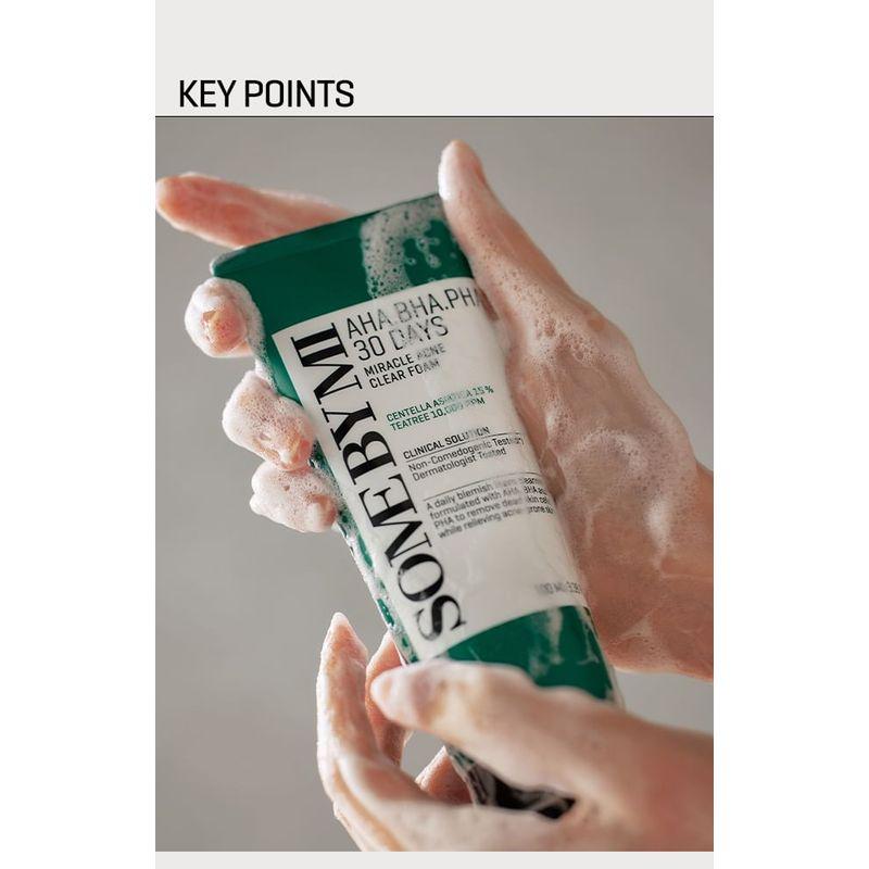 SOME BY MI - AHA,BHA,PHA 30 Days Miracle Acne Clear Foam