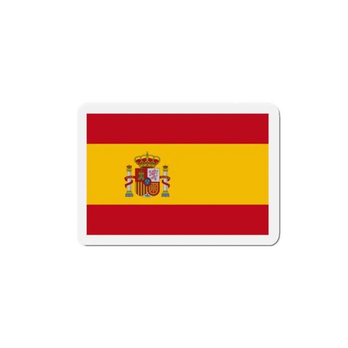 Aimant Drapeau Espagne - Multicolore - 8 Cm - 50 Pièces - Résine Synthétique - Mixte