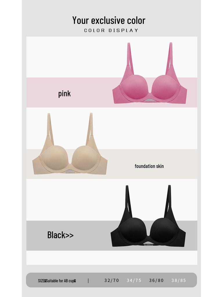 Push-Up Bra: Stylish Breathable Underwear for Students & Parties