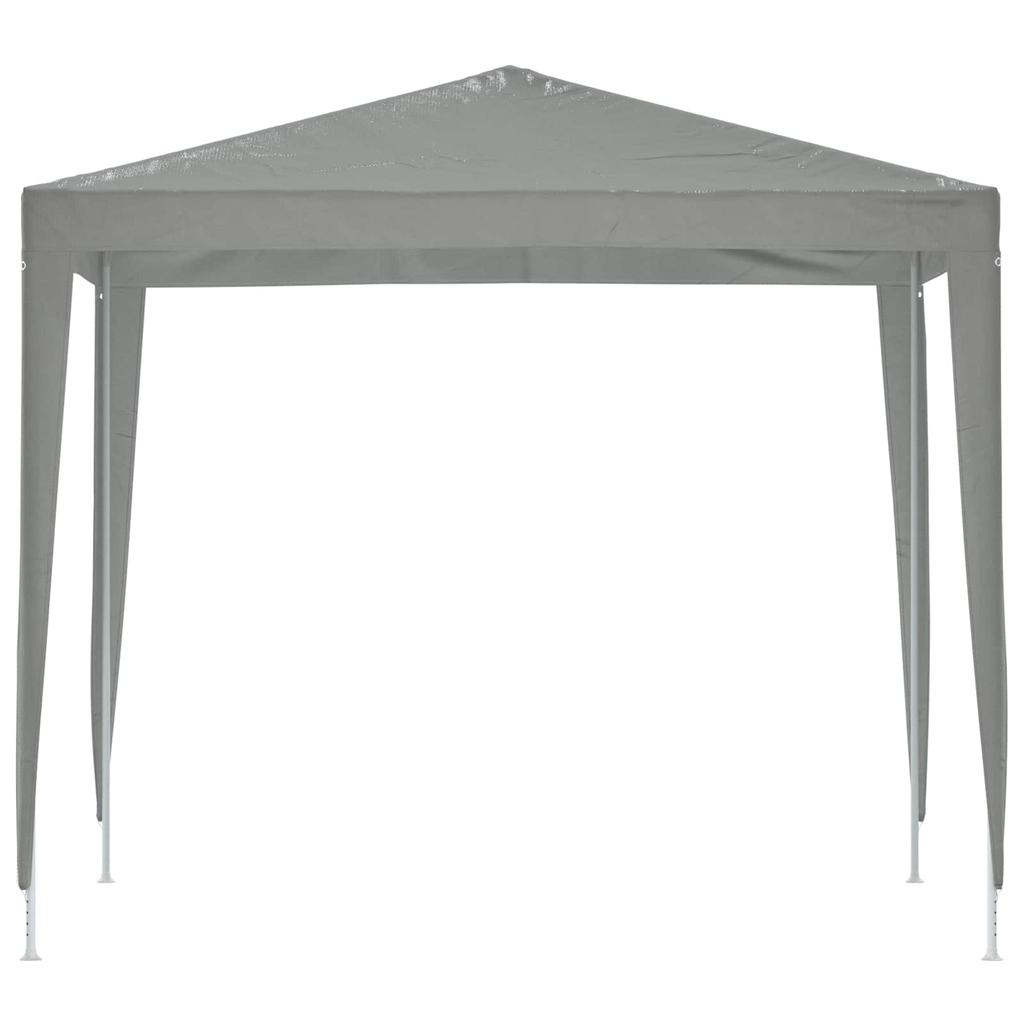 Party Tent 250 X 250 X 240 Cm Light Grey PE and Steel