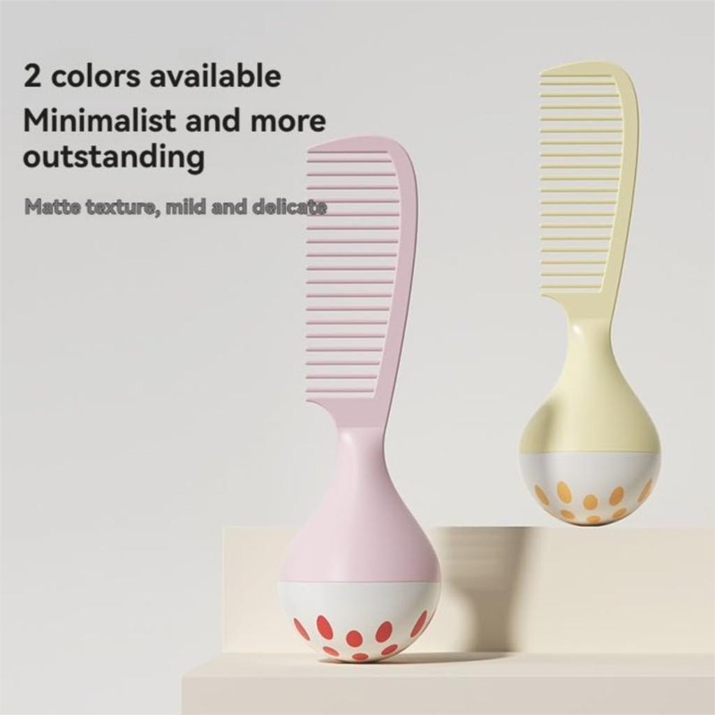 Portable Self-Standing Comb – Tumbler Comb With U-Shaped Teeth Grooves, Gentle Scalp & Hair Care, Comfortable Grip Handle, Easy Storage & Cleaning