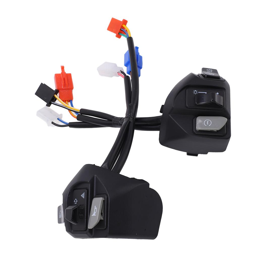 Motorcycle Handlebar Switch Assembly Left Right Flameout Control Replacement for NVX 155 125 AEROX 155