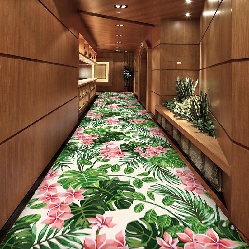 WTEMPO Long Corridor Carpet Stairway Hotel Kitchen Carpe Door Mat Foot Mat Door Mat Entrance Mat