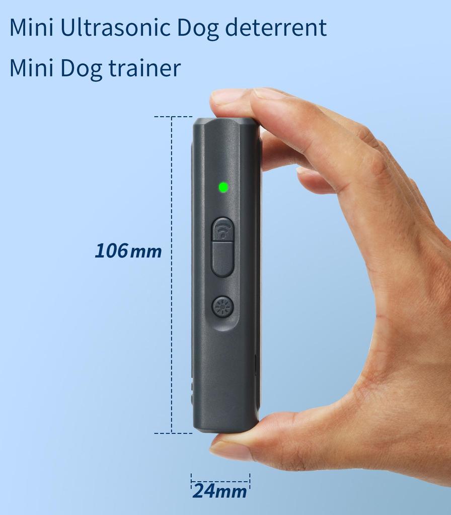 Handheld Ultrasonic Dog Repeller with Flashlight - Hot Selling Bark Stopper and Anti-Bite Chaser