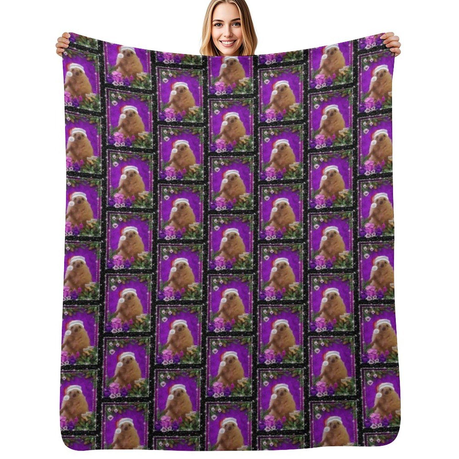 

Christmas 2 Throw Blanket Warm Accent Blanket for Living Room Decoration 102x76cm(40x30in)