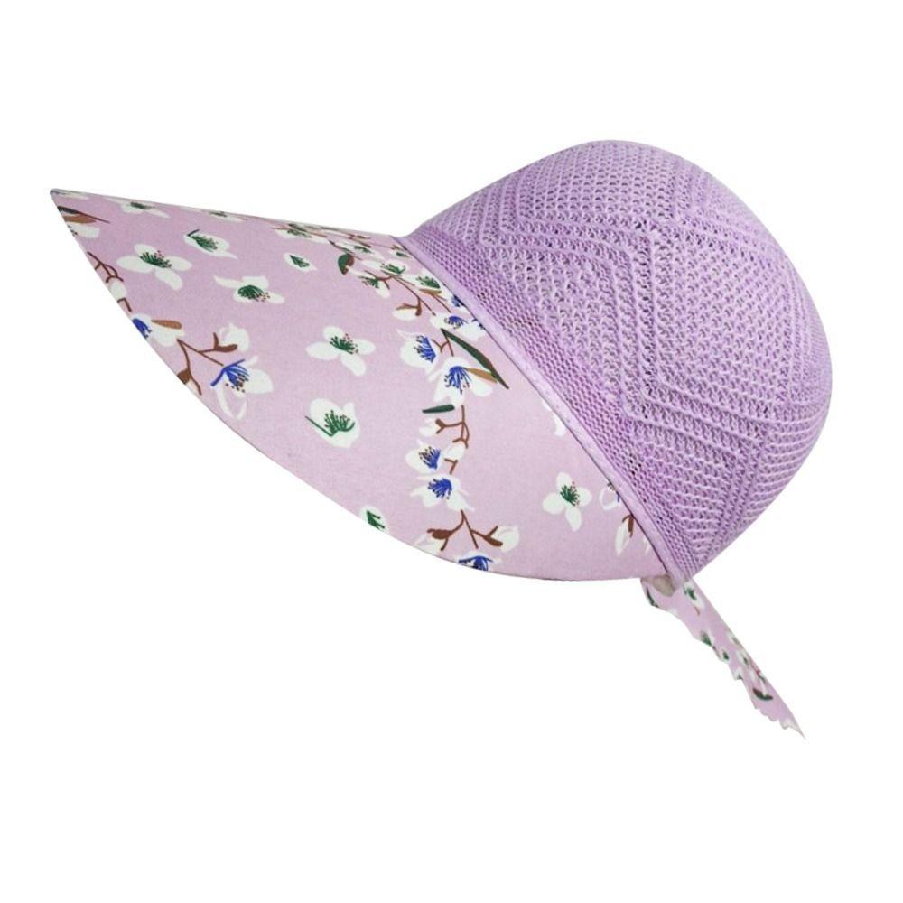 Mom Grandma Hats Sunshade Beach Hat Breathable Sunscreen Fisherman Hat Anti-UV Buckets Hat Spring Summer