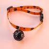 Halloween Dog Cat Collars Adjustable Breakaway Collars Safety With Pendant Big Bell Pumpkin Ghost Bats Pet Festival Collars