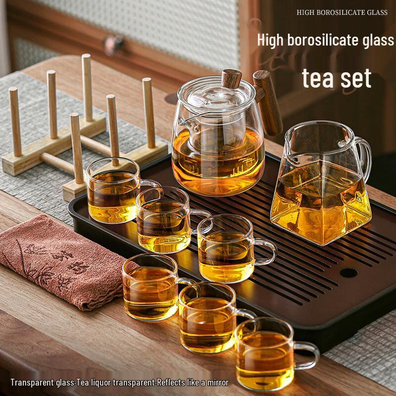 Glass Tea Infuser & Separation Teapot Set