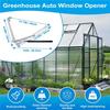 Premium-Solar Powered Greenhouse Window Opener, Auto Vent Opener, Heat Hothouse Roof Vent Kit(2PCS)