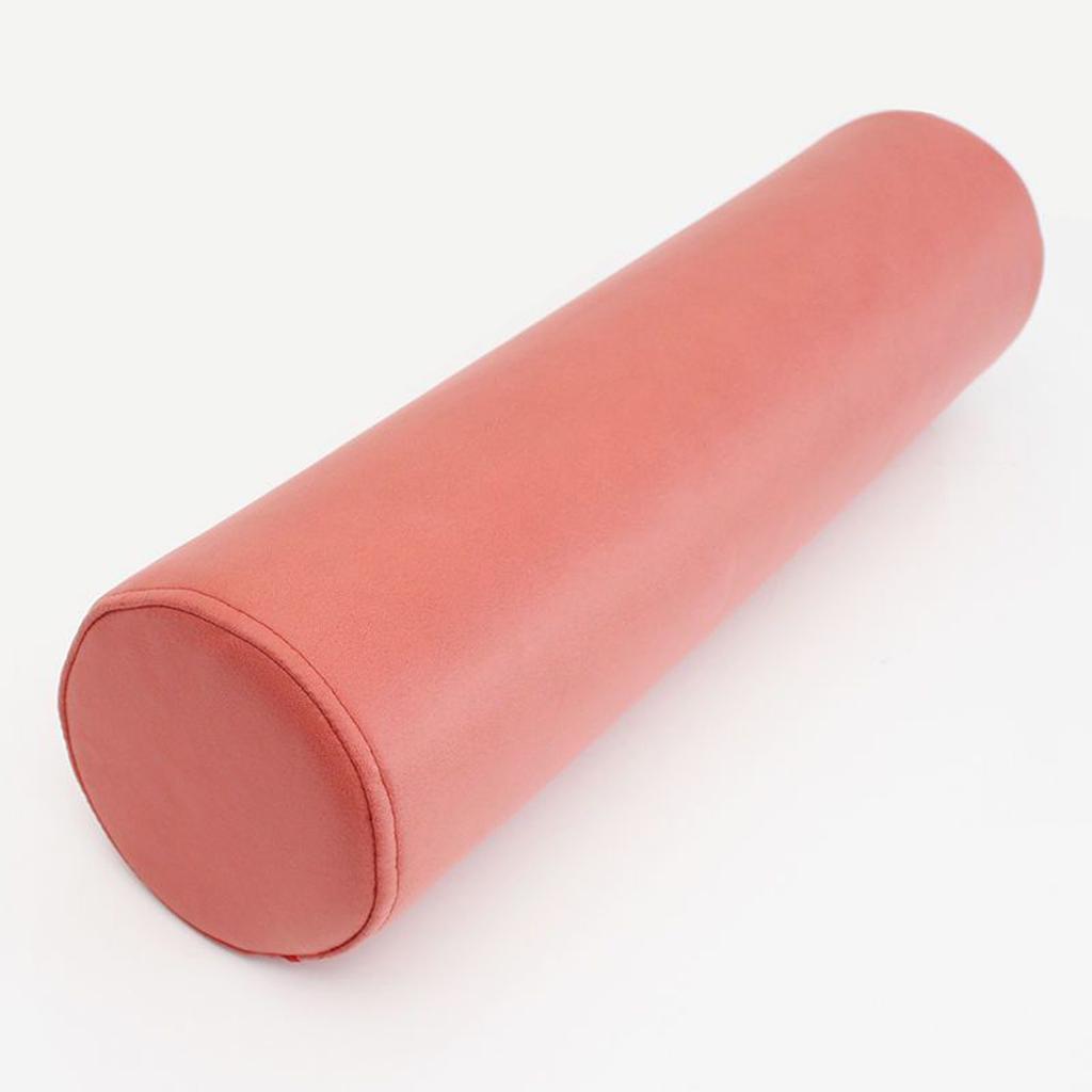 Roll Pillow,Tube Microbead Bolster Pillow With Stay,Cylindrical Pillow Comfortable Roll Pillow Microbead Jelly Bed Pillow Tube Pillow Cushion For Head