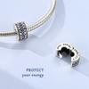 New 925 Silver Circular Heart Shape Friendly Embrace Pray Charms Beads For Women Fit Bracelet DIY Jewelry Gift
