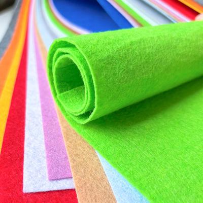 40/20*90cm Felt Fabric Sheet DIY Craft Felting Non-Woven For Sewing Doll Xmas Kid Patchwork School Projects Decor Assorted Color