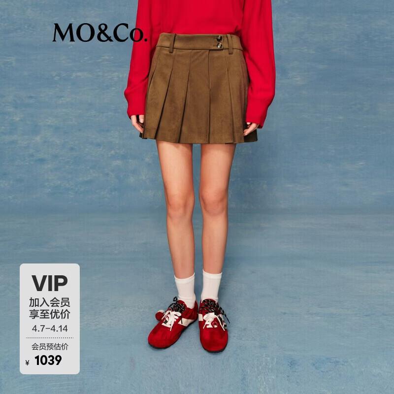 MO&Co. High-Waist A-Line Short Skirt S