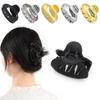 Cutout Hair Claw Reusable New Hair Grab Exquisite Women Shark Hair Clip  Women