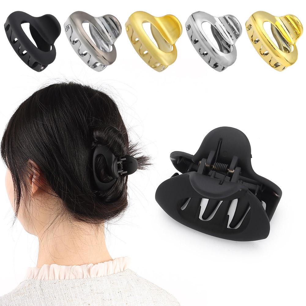 Cutout Hair Claw Reusable New Hair Grab Exquisite Women Shark Hair Clip  Women