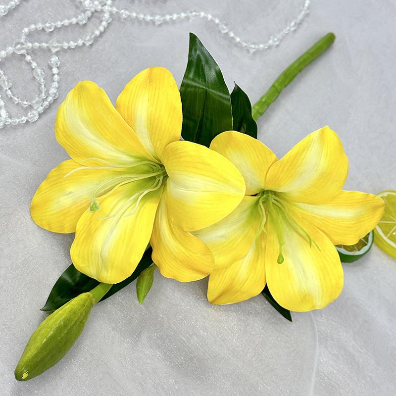 Flower Lily Artificial Wedding Hotel Restaurant Desktop Decoration Ornament Room