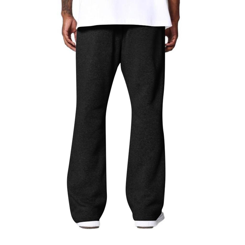 Men's Solid Color Loose Wide Leg Sweatpants Men's Casual Fashion Sweatpants