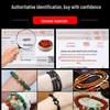 Cuentas de Ágata Roja Natural: Cuentas de Agujero Grande para Pulseras DIY, Collares y Accesorios de Joyería