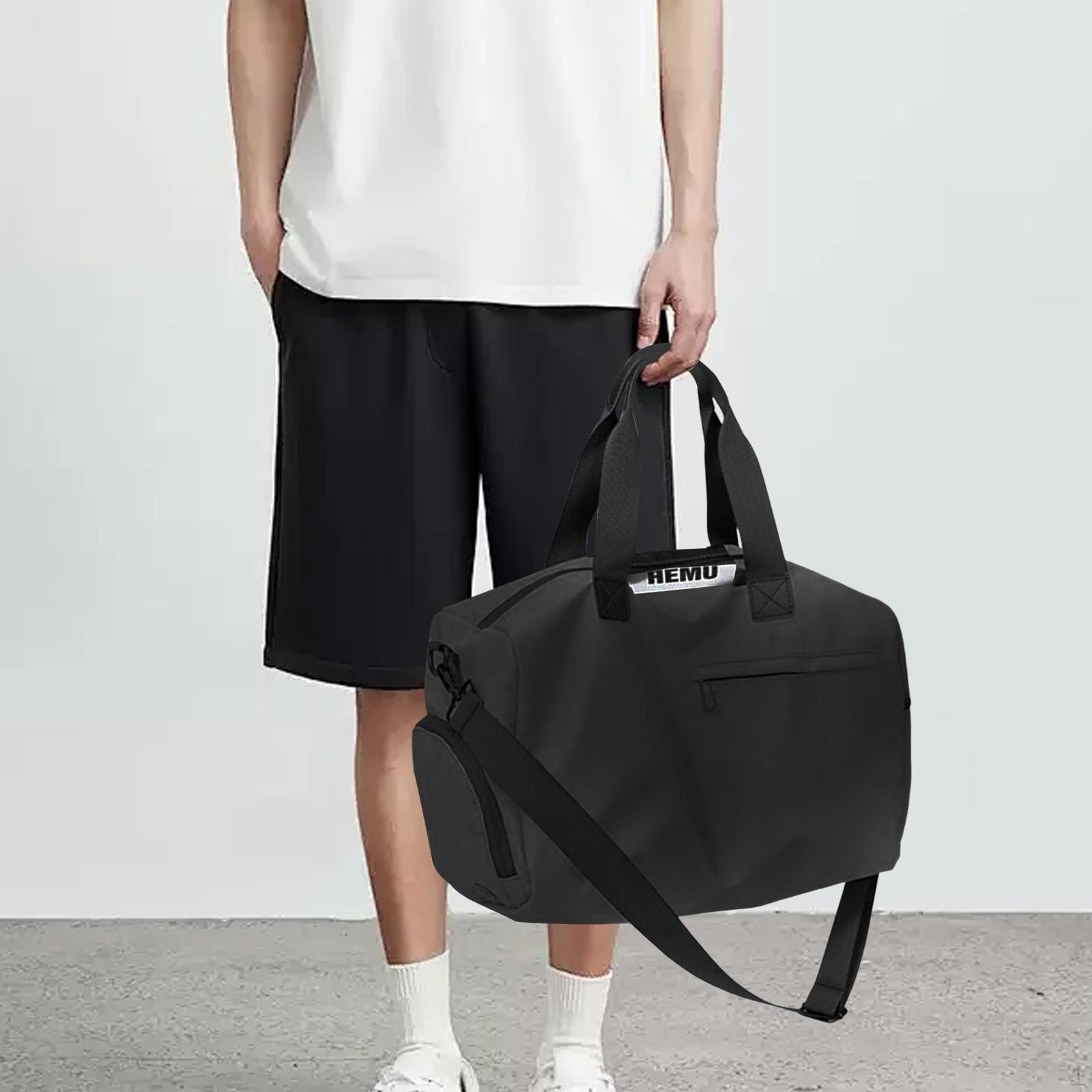 

Sports Bag for Overnight Use During Business Trips And Workouts чёрный