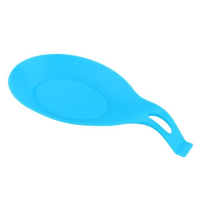 Coaster Silicone Spoon Insulation Resistant Tray Spoon Pad Drinking Glass Heat Resistant Silicone Spoon Insulation Mat