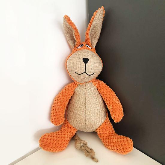 Jucărie de pluș pentru câini Interactivă Scârțâitoare Animal de pluș Jucărie Moale Rățușcă Iepure Măgar Câine Jucărie de ros pentru Rozătoare Puternice Câini Mici Medii Mari Iubitori de Aducere