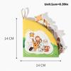 Baby Early Education Cloth Book 3D Touch Interactive Book Anti-Tear Toy Book Montessori Sensory Toys 0-6 Months Babies