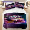 Vibrant Stage Performance Three-piece Set (1 * Duvet Cover + 2 * Pillowcase, Without Core) 2D Flat Duvet Cover and Pillowcase Bedding Set