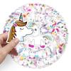 Unicorn Cartoon Rainbow Horse DIY Skateboard & Luggage Stickers for Kids