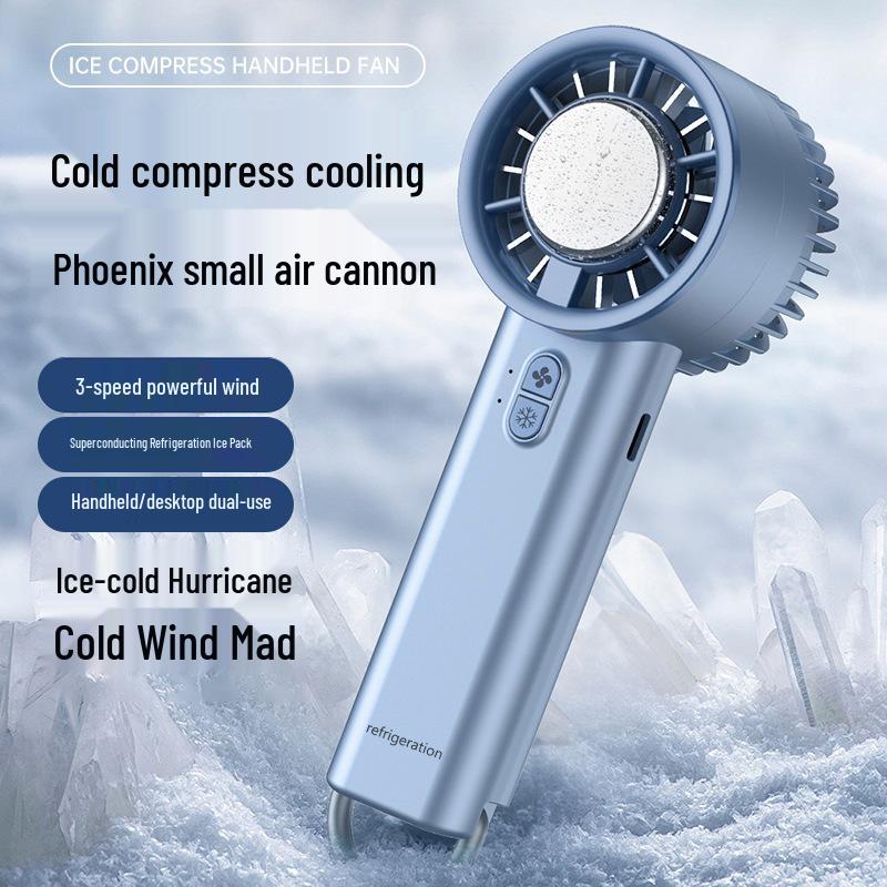 Portable USB Handheld Mini Ice Cooling Fan