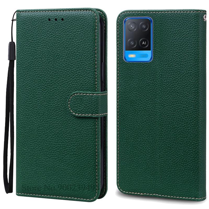 Pro pouzdro OPPO A54 A54 5G Peněženka Kožené výklopné pouzdro Pro pouzdro OPPO A54 5G CPH2239 CPH2195 OPPOA54 A 54 Nárazuvzdorné pouzdro na telefon Fundas