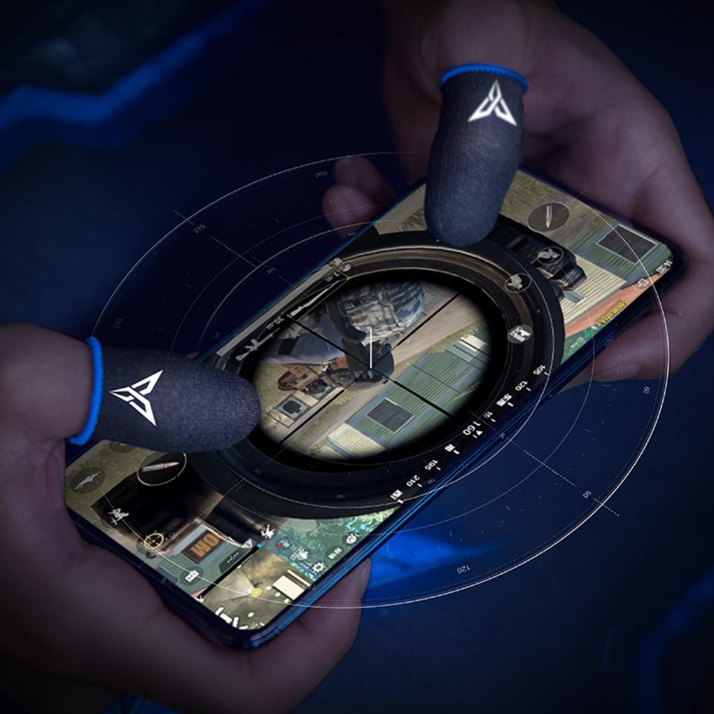 2Pcs Fingertip Gloves Professional Non-slide Screen Thumbs Sleeves Mobile Supplies Ergonomics Finger Cover Accessories