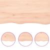 Vidaxl Blat Do Łazienki, 80X40X(2-4) Cm, Surowe, Lite Drewno