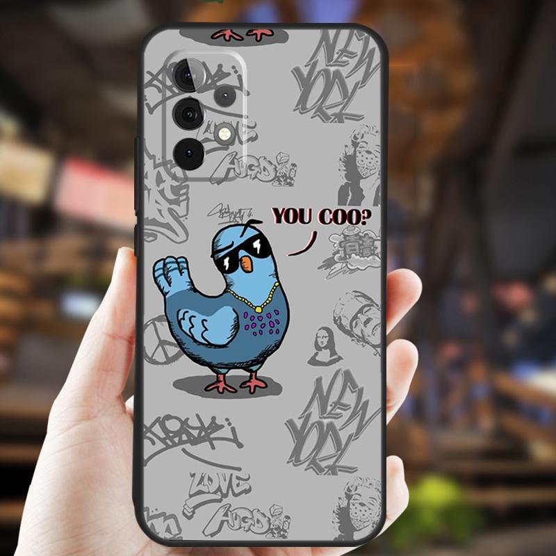 Pigeons Doves Bird Birds Flock Animal For Samsung Galaxy A53 A33 A13 A52 A32 A12 A50 A31 A51 A71 A52S A54 A34 A24 A14 Phone Case