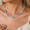 Adjustable Starfish Necklace Ornaments Beach Beaded Necklace Vintage Bohemian Style Necklace  Women